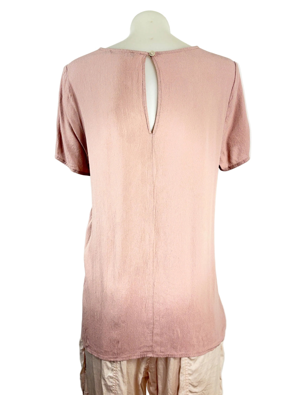 Sportsgirl Blush Pink Scoop Neck Tee - Size 10
