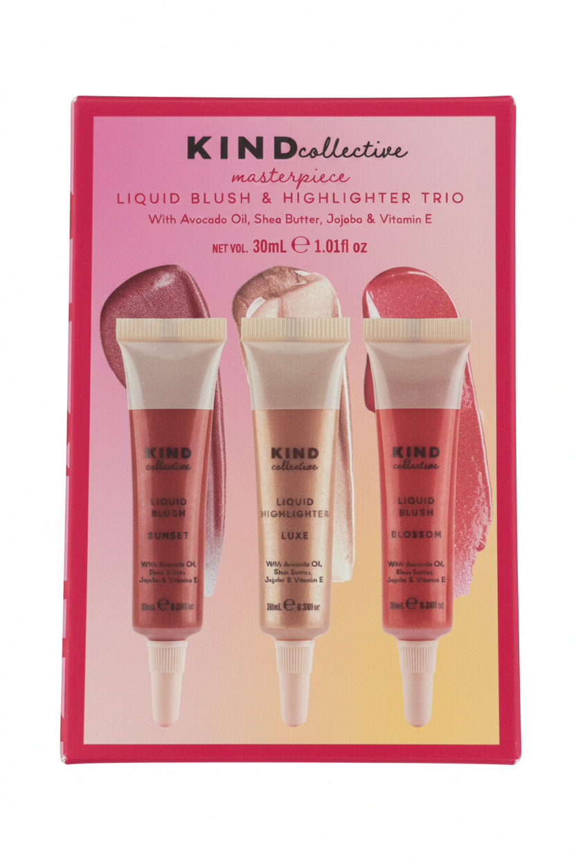 KIND Collective ‘Masterpiece’ Liquid Blush & Highlighter Trio — BNIP