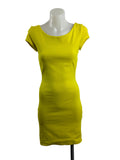 Kookai | Ladder Cutout Bodycon Dress | Chartreuse Yellow (AU 8)