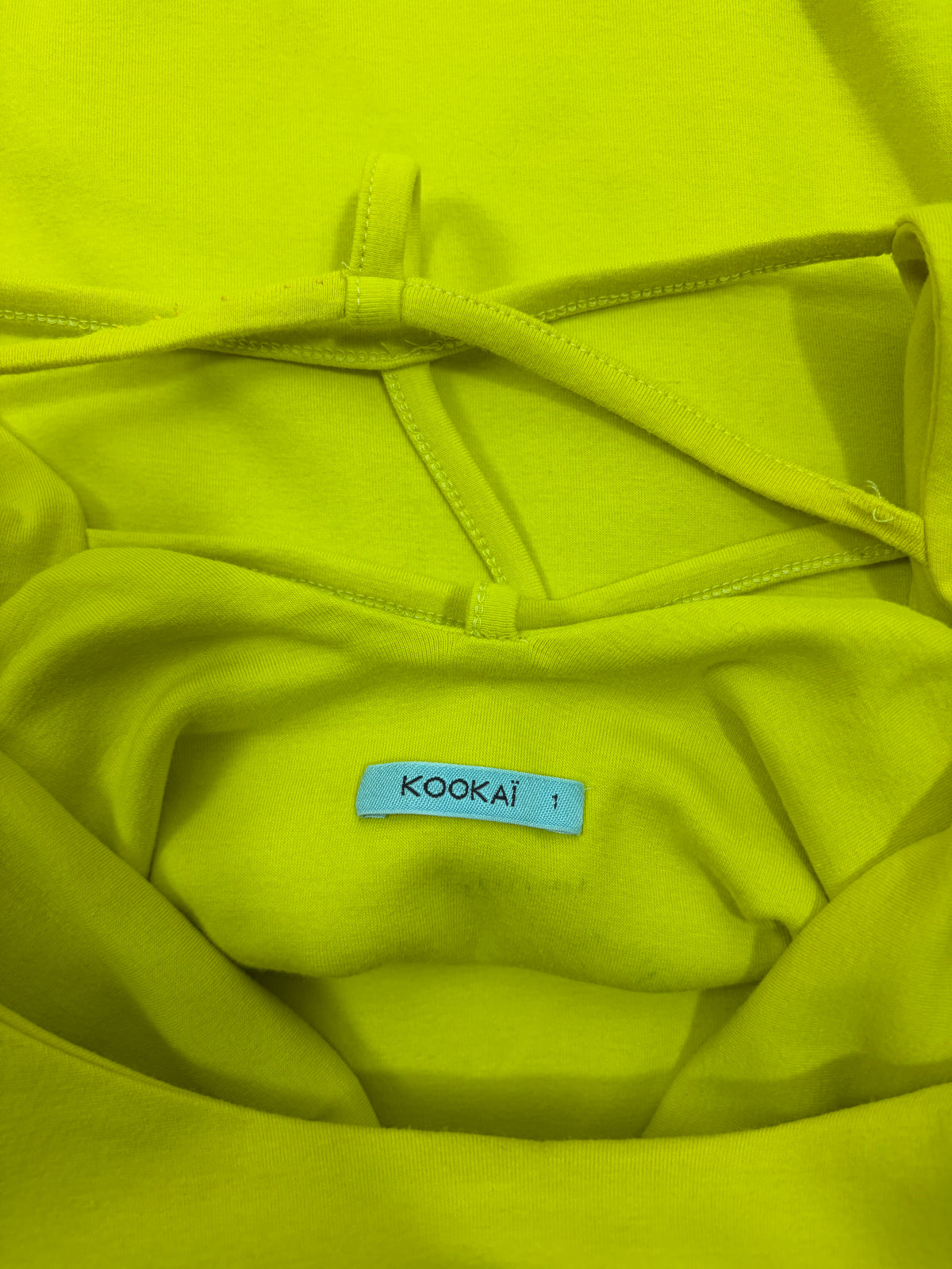 Kookai | Ladder Cutout Bodycon Dress | Chartreuse Yellow (AU 8)
