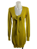 Ted Baker | Bow-Detail Knit Dress | Chartreuse | 10