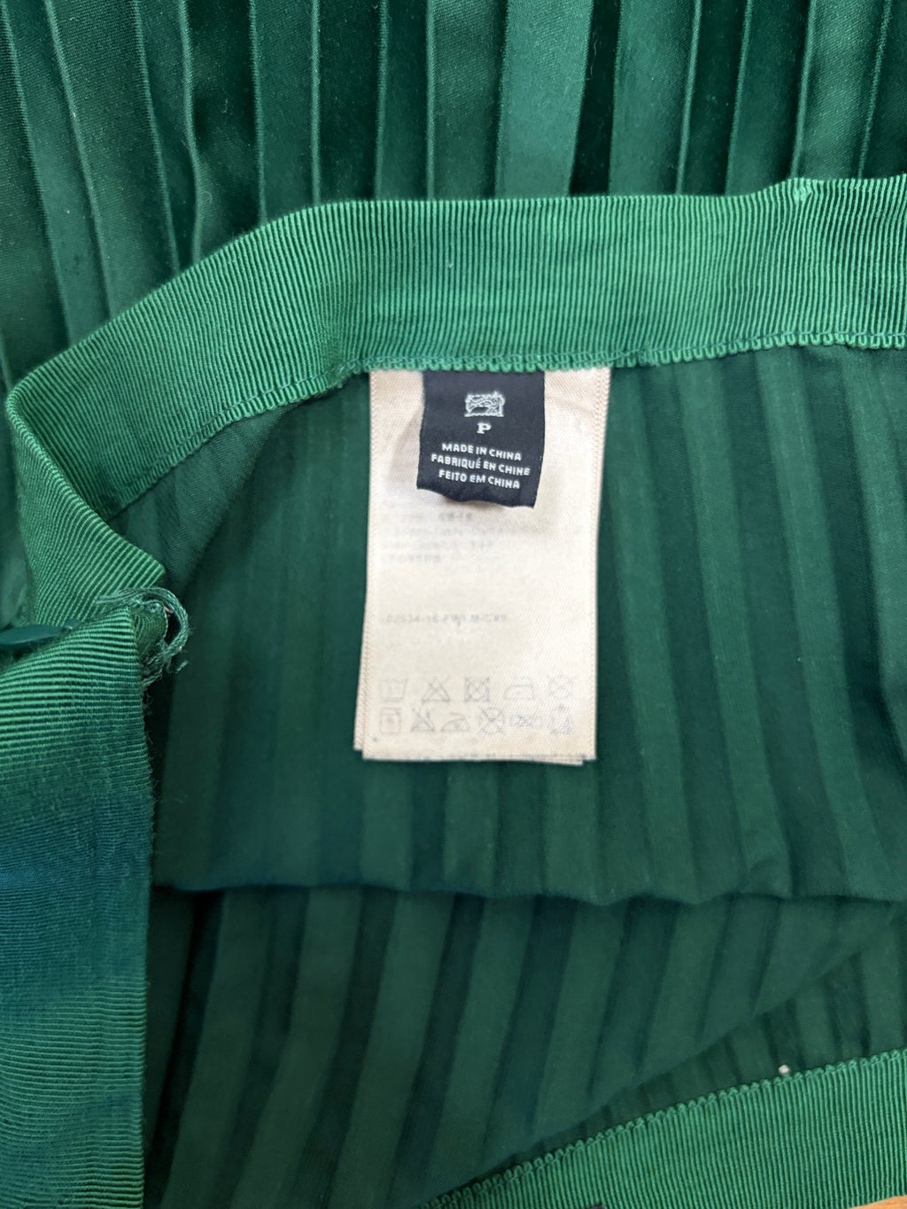 Scotch & Soda Pleated Midi Skirt in forest green – view 5 of 5