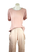 Sportsgirl Blush Pink Scoop Neck Tee - Size 10