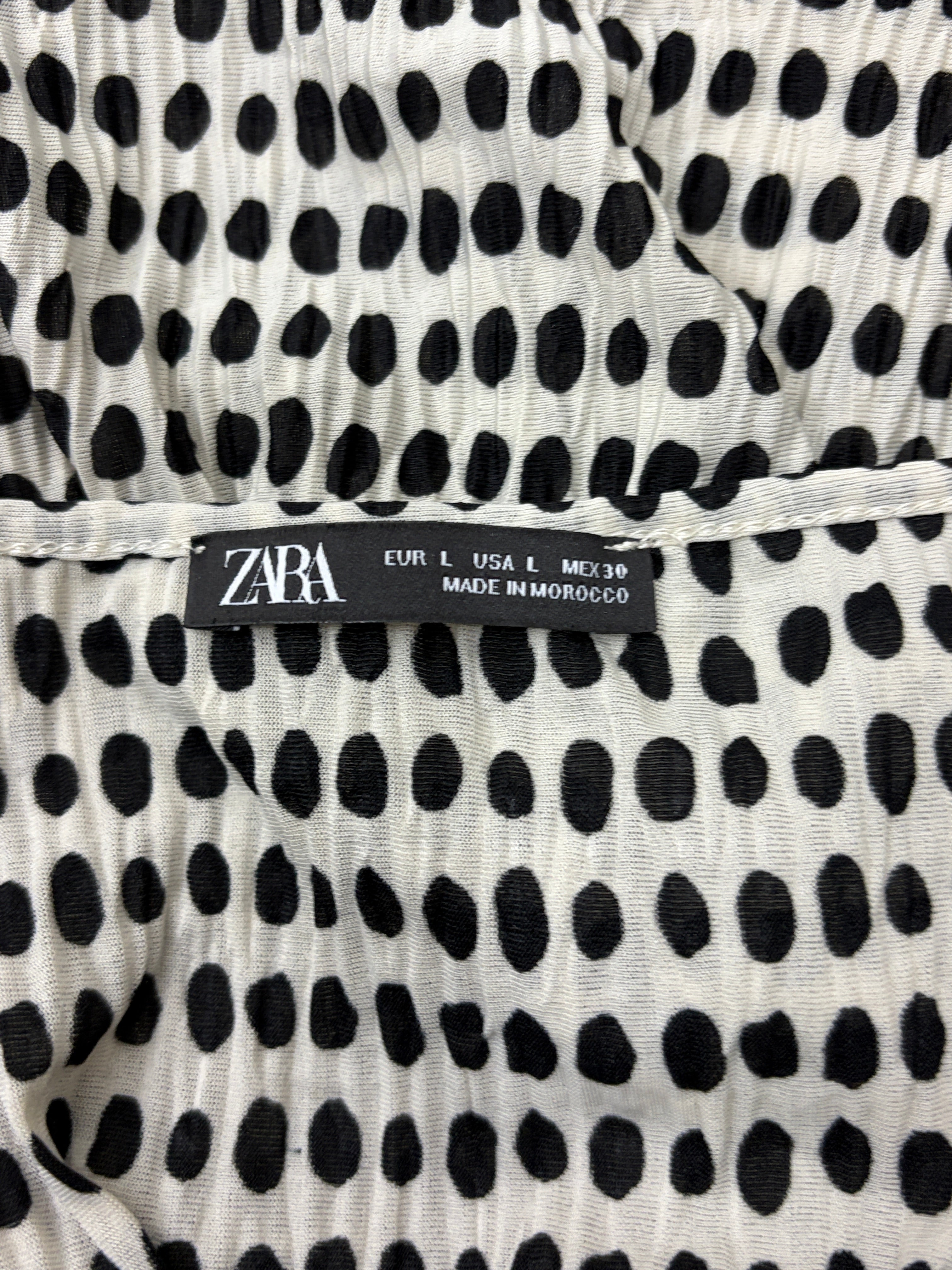 Zara Polka Dot Cami Top - Size L