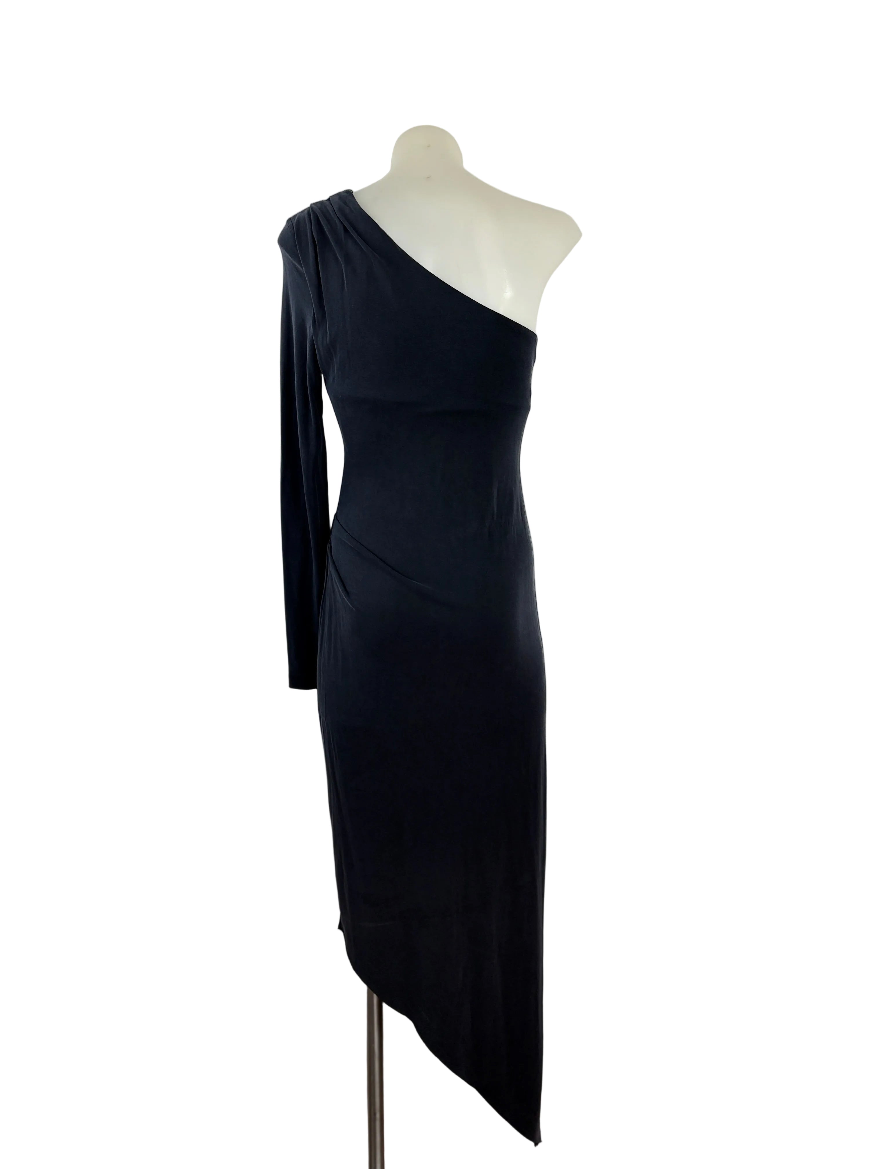 Bec + Bridge | One-Shoulder Asymmetric Midi Dress | Size 6