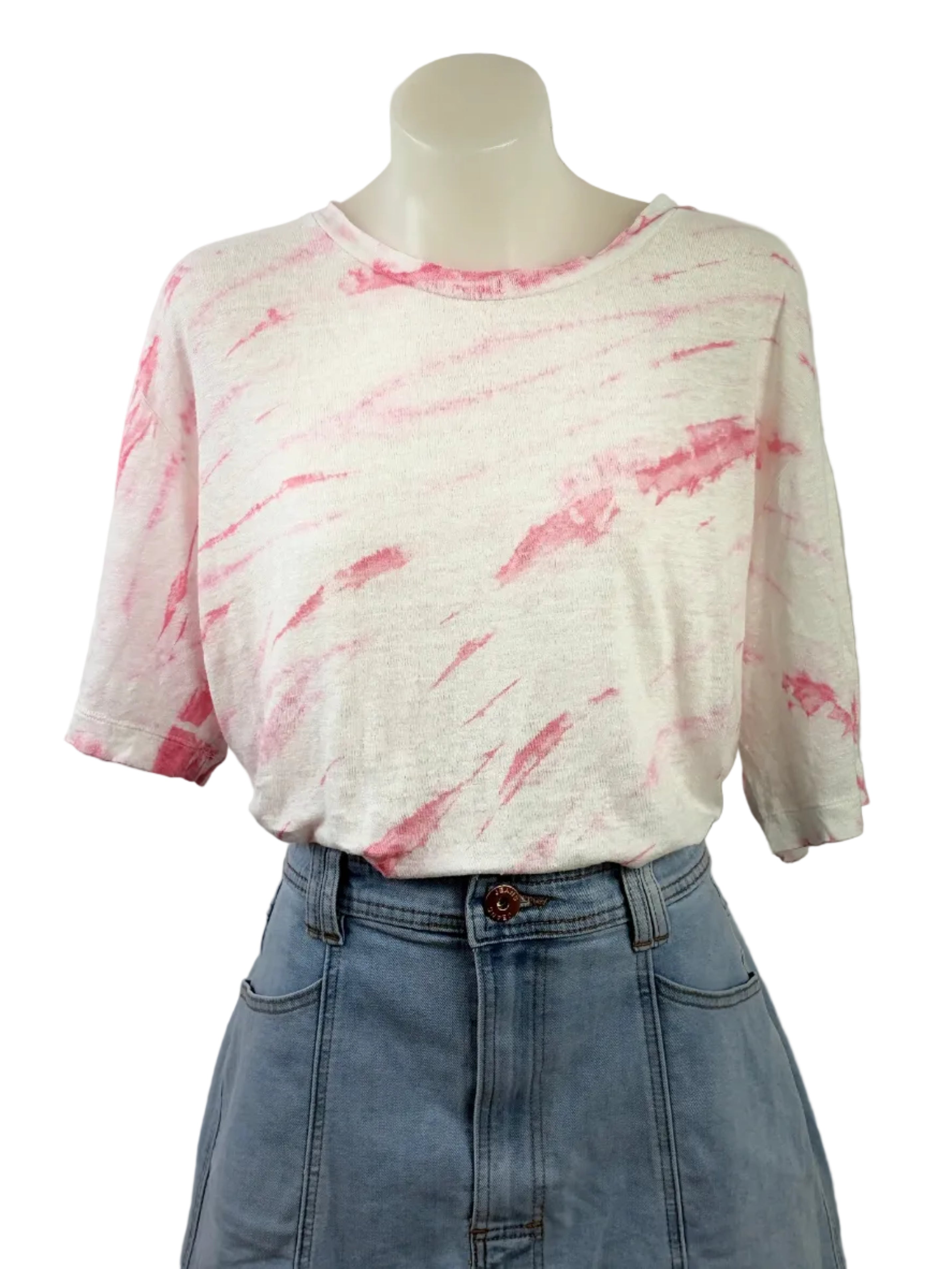 Seed Pink Tie Dye T-shirt - Size XS
