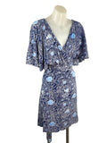 Beachgold | Fern Print Wrap Dress | Size S/M