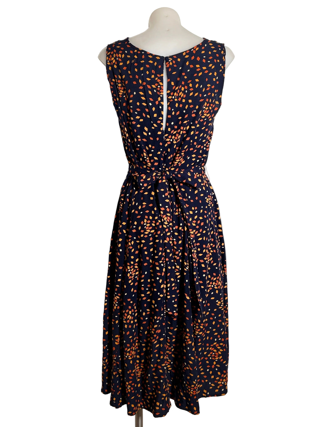Princess Highway Confetti Print Fit-and-Flare Midi Dress in navy – view 2 of 6