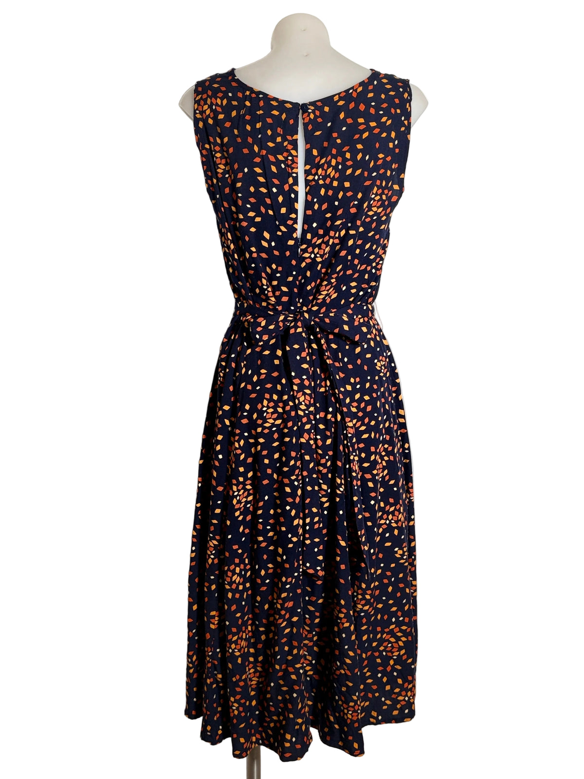 Princess Highway Confetti Print Fit-and-Flare Midi Dress in navy – view 2 of 6
