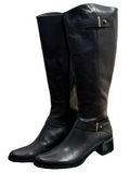 Wittner | Baya Knee-High Leather Boots | Black | Size 41