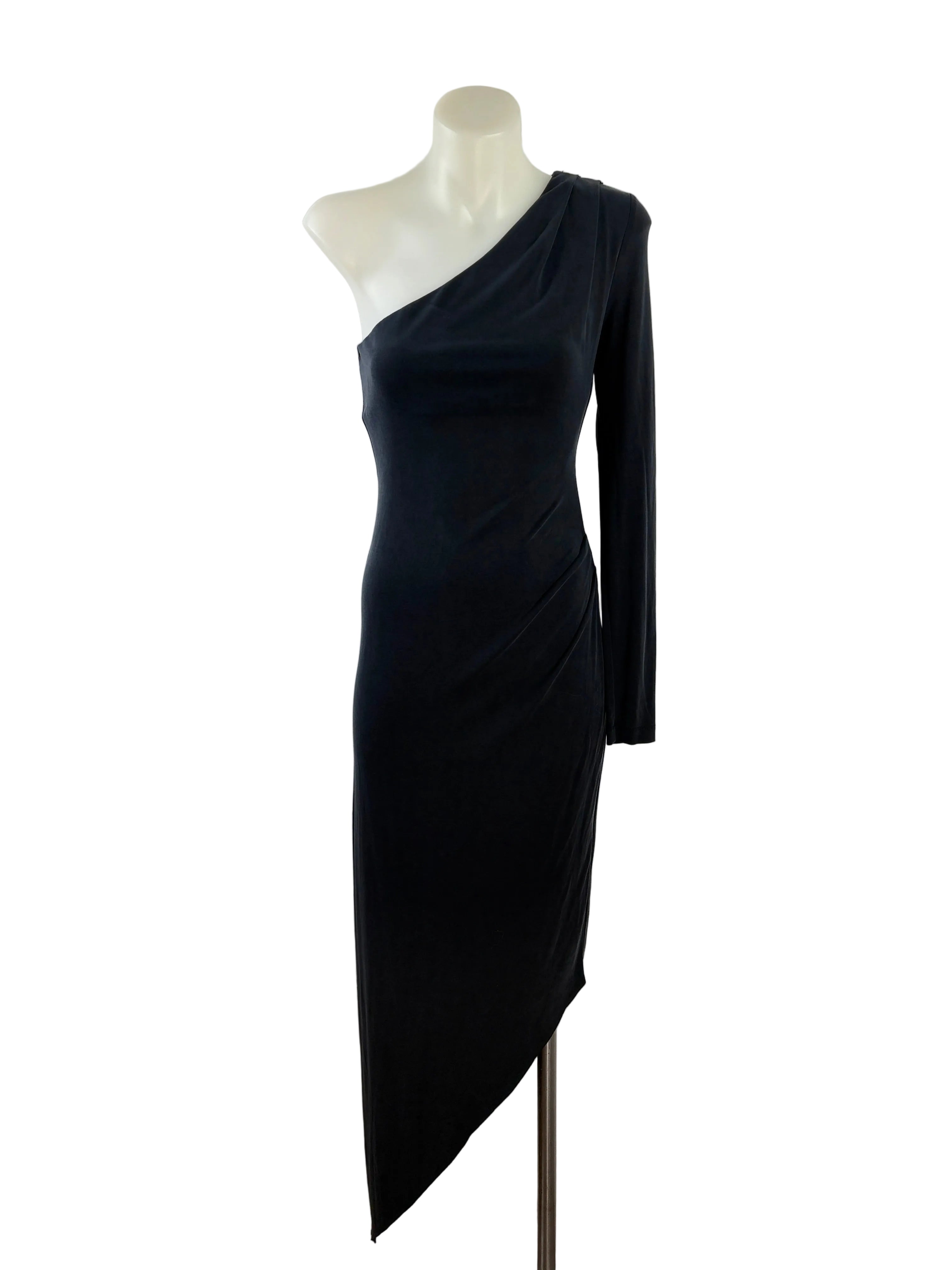 Bec + Bridge | One-Shoulder Asymmetric Midi Dress | Size 6