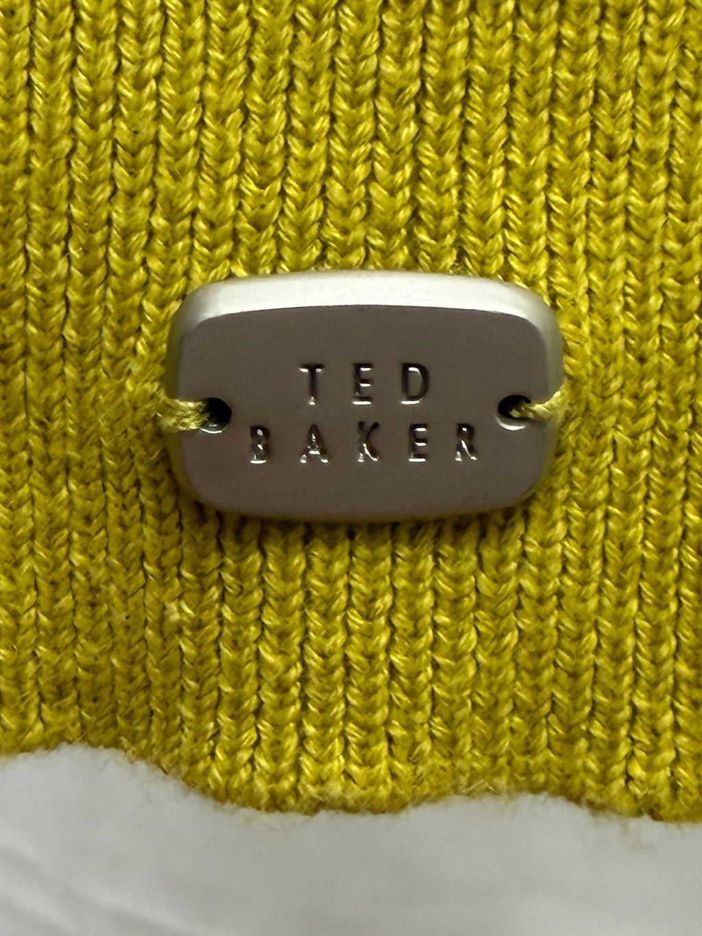 Ted Baker | Bow-Detail Knit Dress | Chartreuse | 10