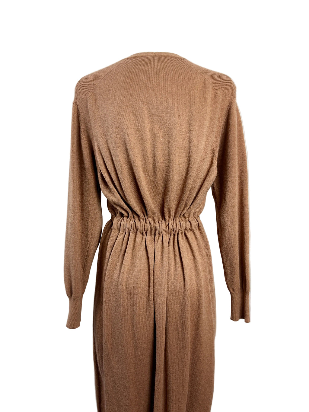 Forcast | Camel Tie Waist Knit Dress | Size L