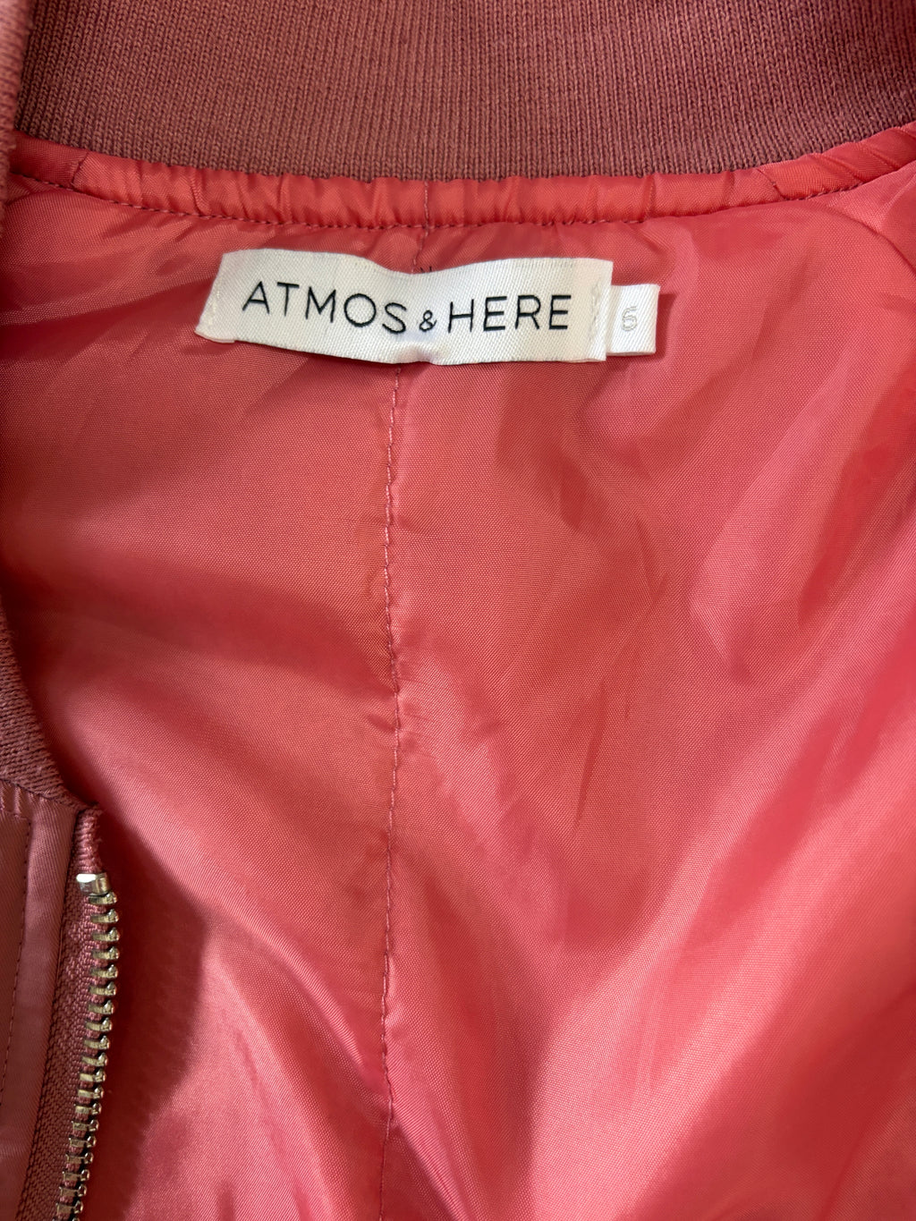 Atmos & Here Upcycled Sequin Angel Wing Bomber Jacket – view 6 of 6