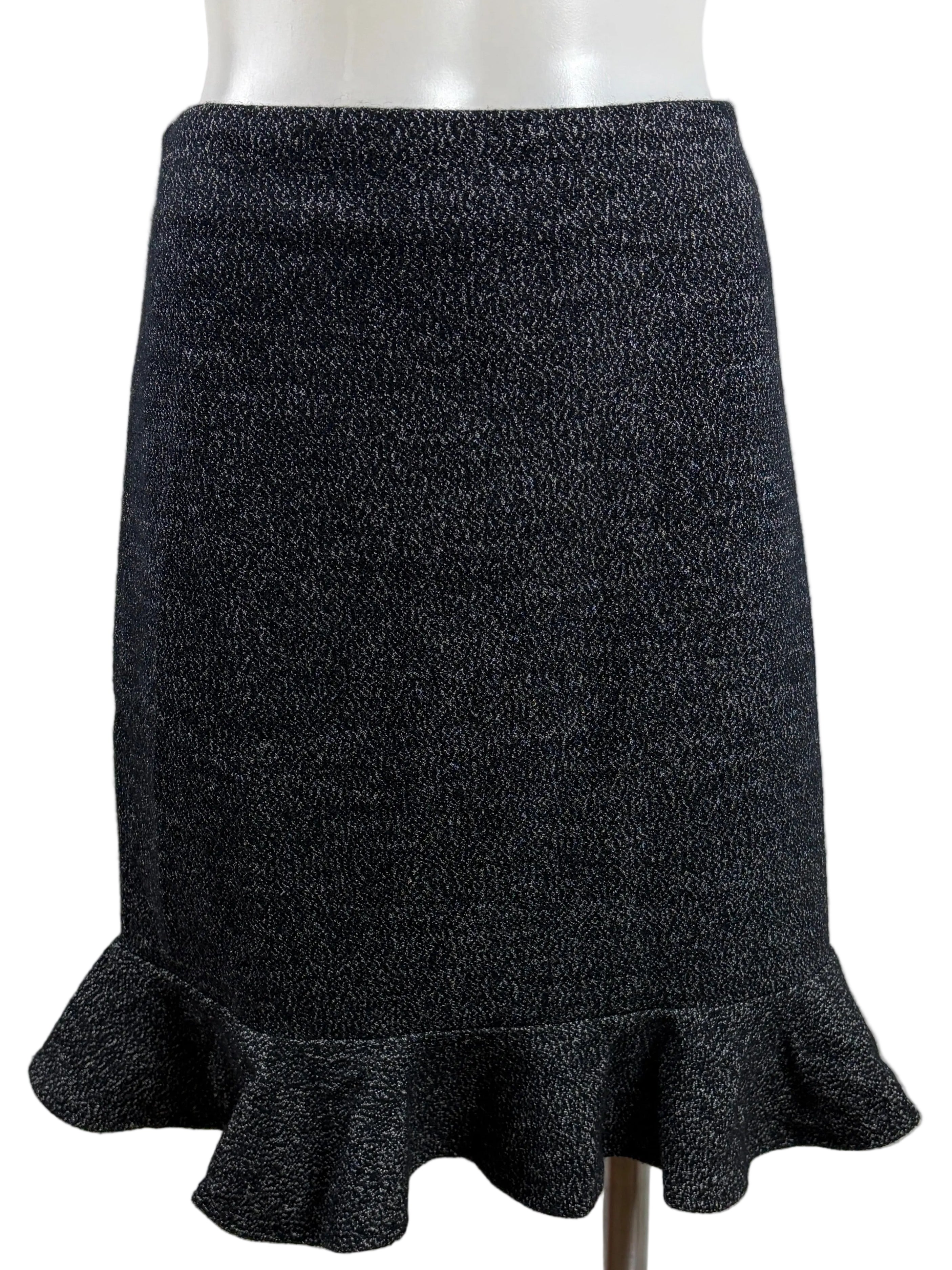 Millie Mackintosh Flounce Hem Wool-blend Skirt — Size 16 (BNWT)