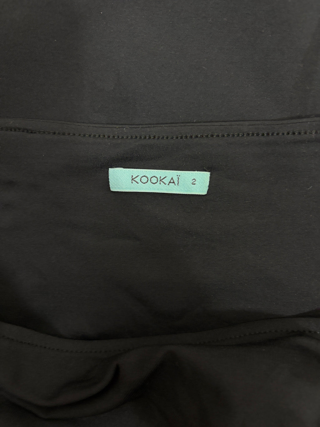 Kookai Stretch Jersey Pencil Skirt in black – view 4 of 4