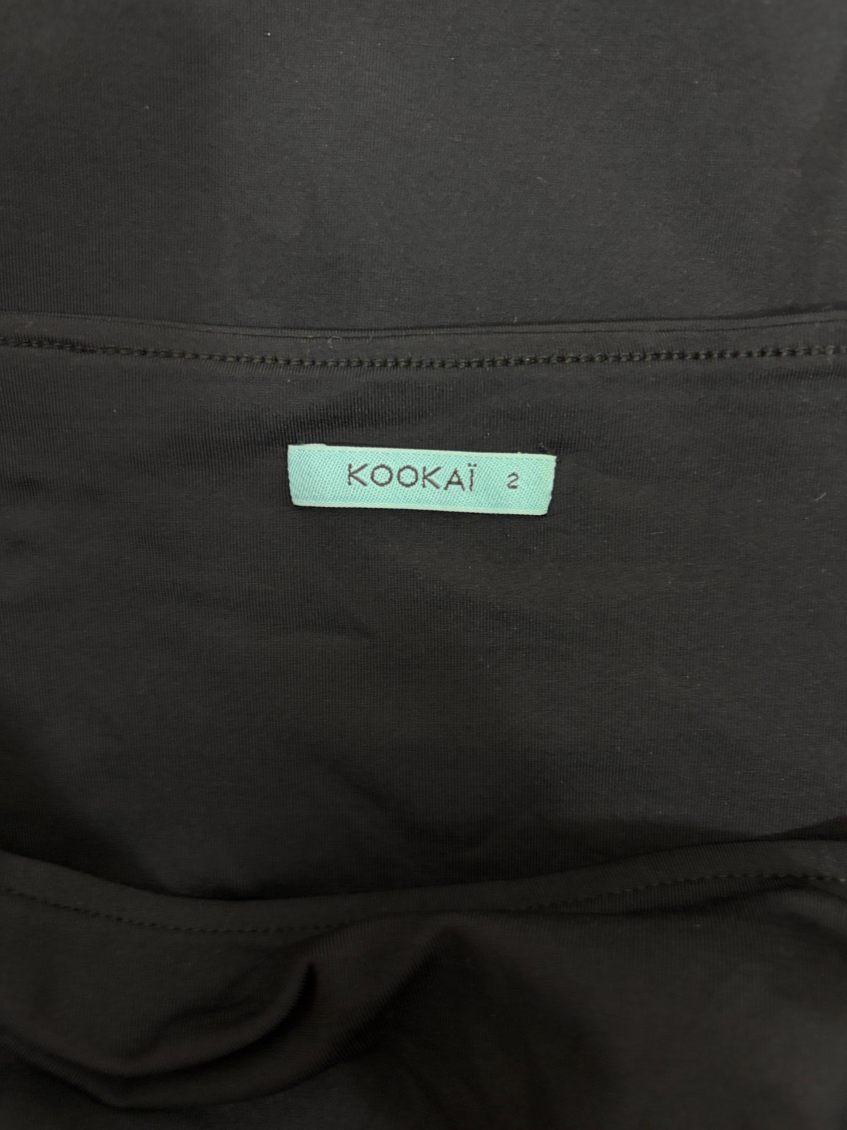 Kookai Stretch Jersey Pencil Skirt in black – view 4 of 4