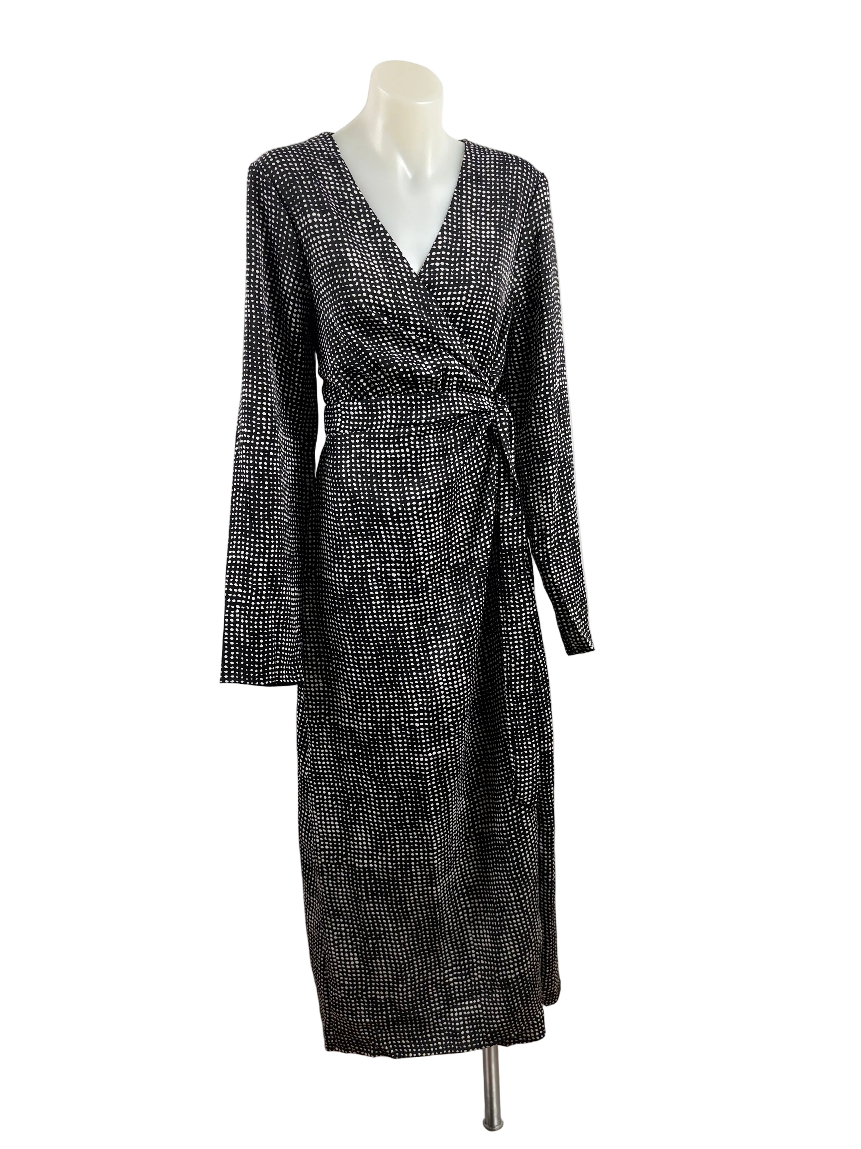 Atmos & Here | Sabine Wrap Midi Dress | BNWT | Size 14