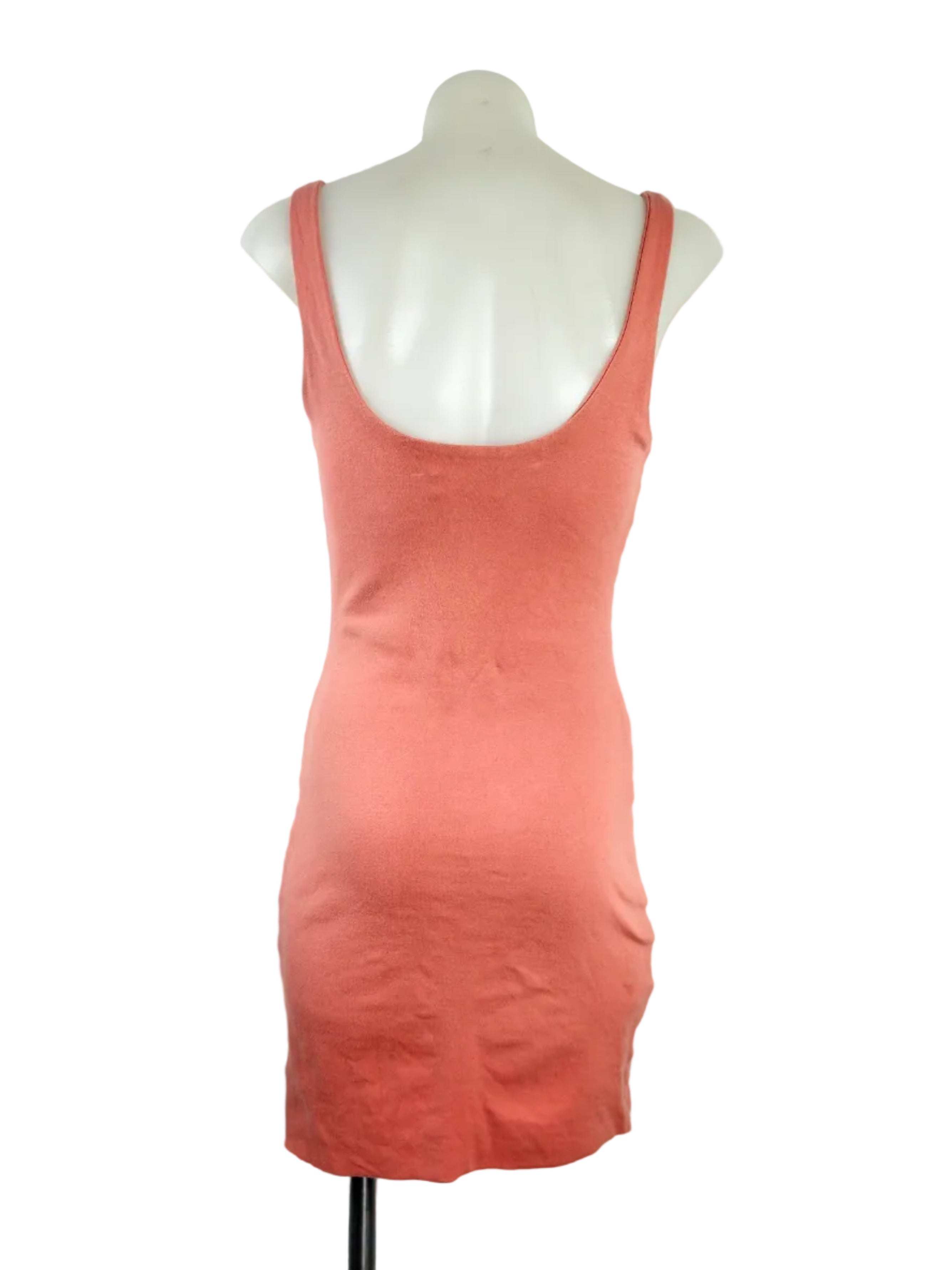 Kookai | Coral Bodycon Mini Dress | Size 10
