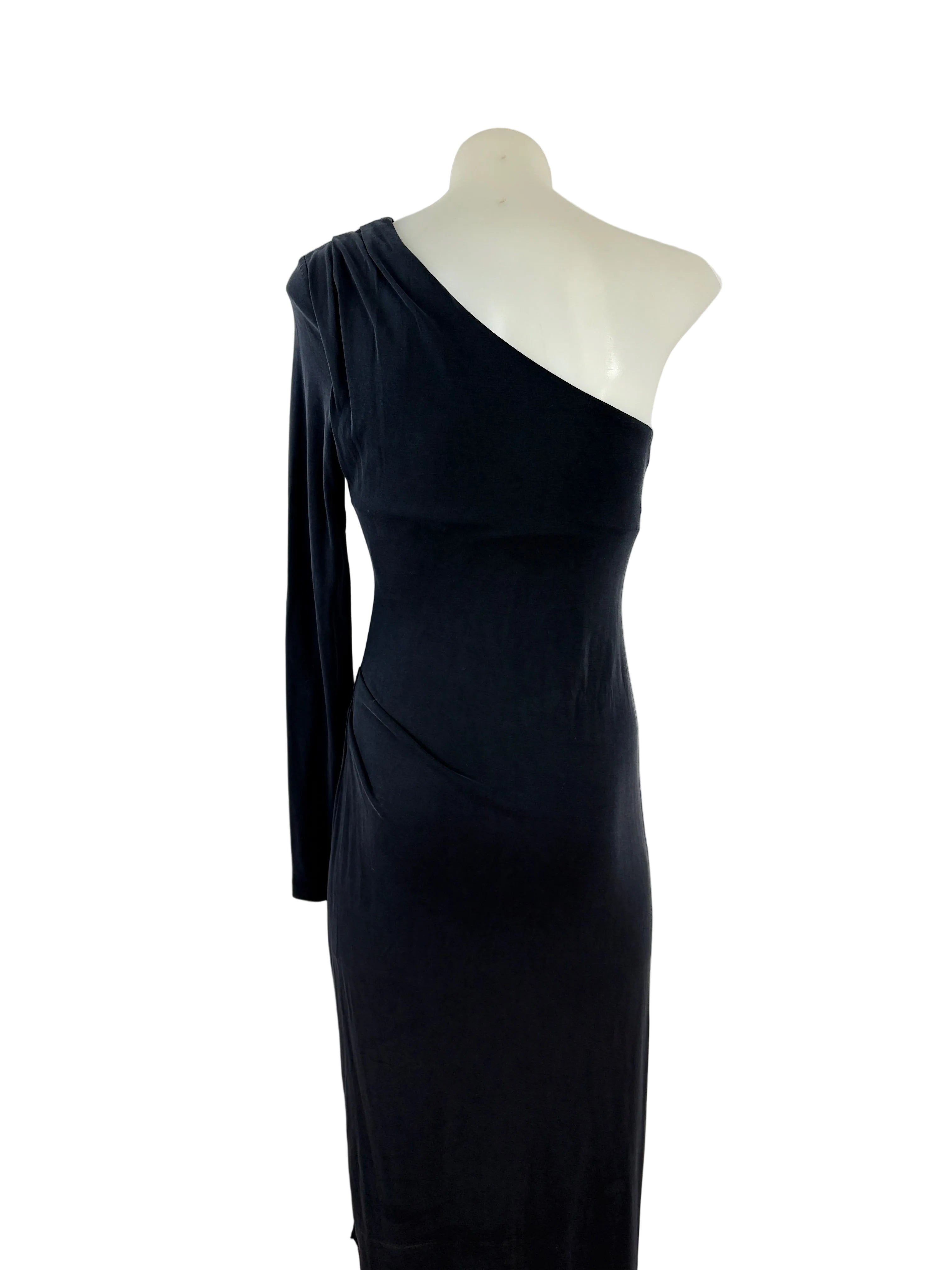 Bec + Bridge | One-Shoulder Asymmetric Midi Dress | Size 6