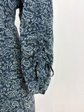 Lee Cooper | Paisley Print Shift Dress | Navy | Size 12
