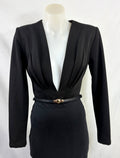 Bardot | Deep Plunge Bodysuit | Black | Size 6