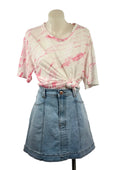 Seed Pink Tie Dye T-shirt - Size XS