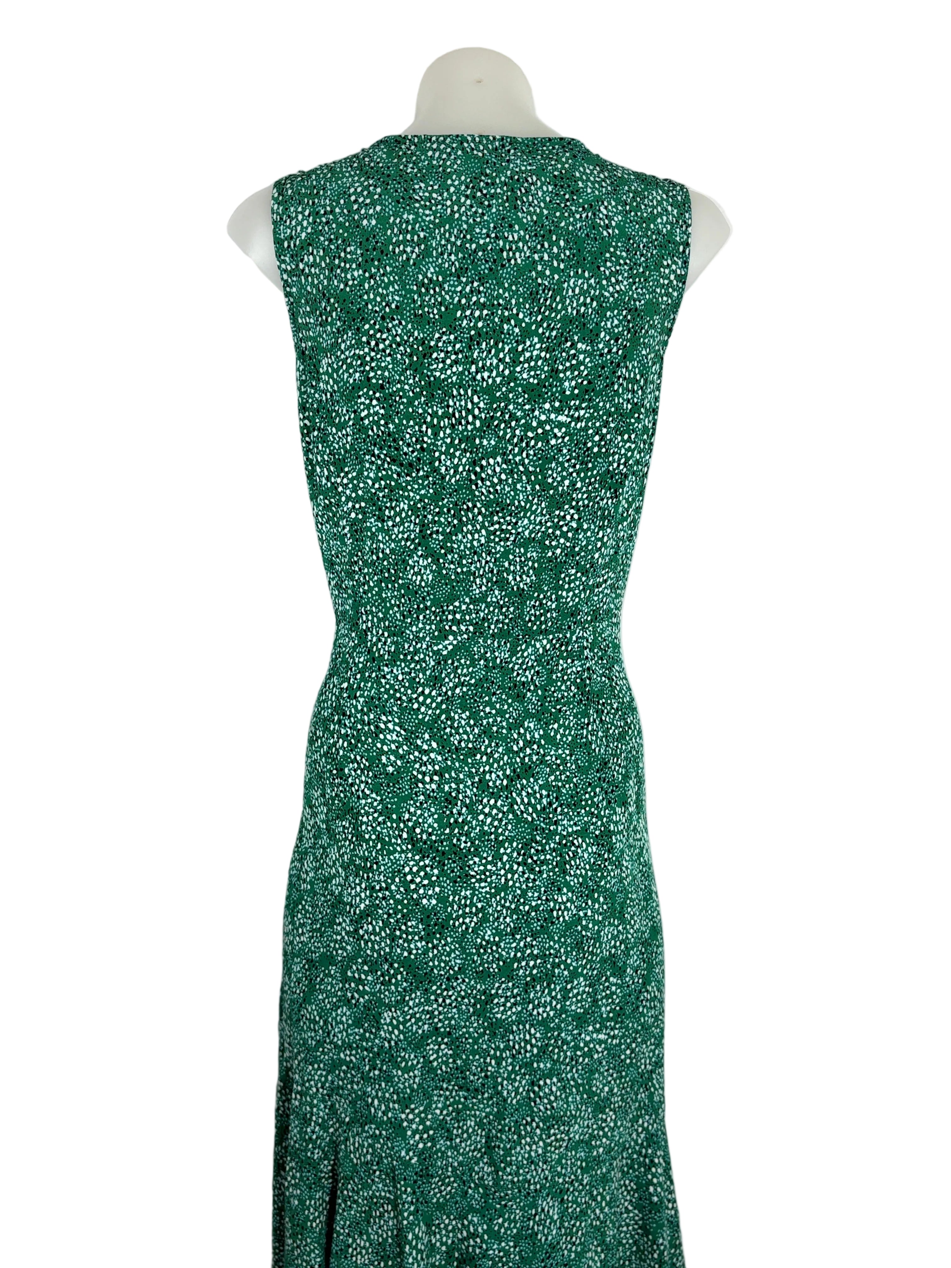 Saba | Speckled Print Wrap Dress | Size 10