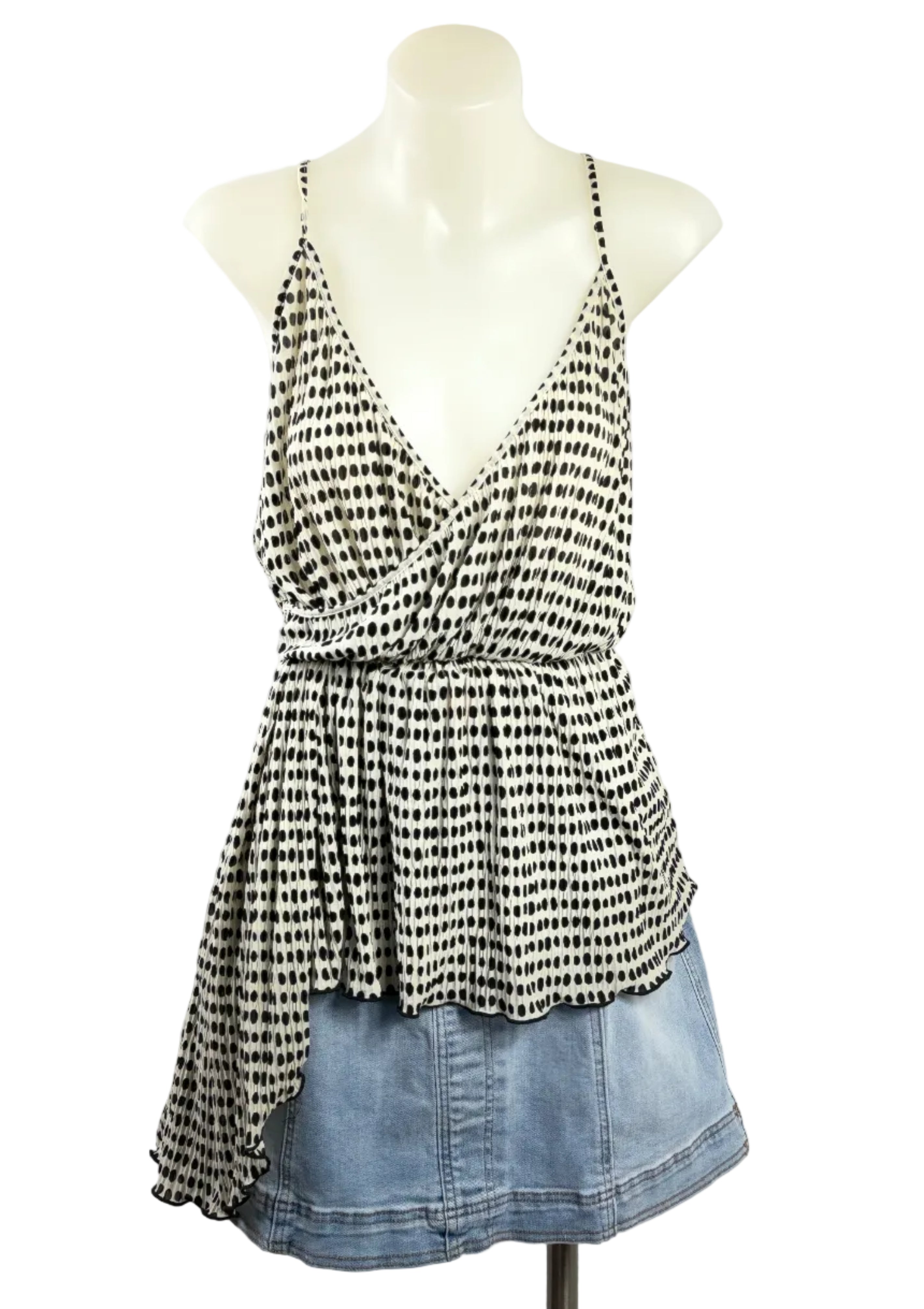 Zara Polka Dot Cami Top - Size L