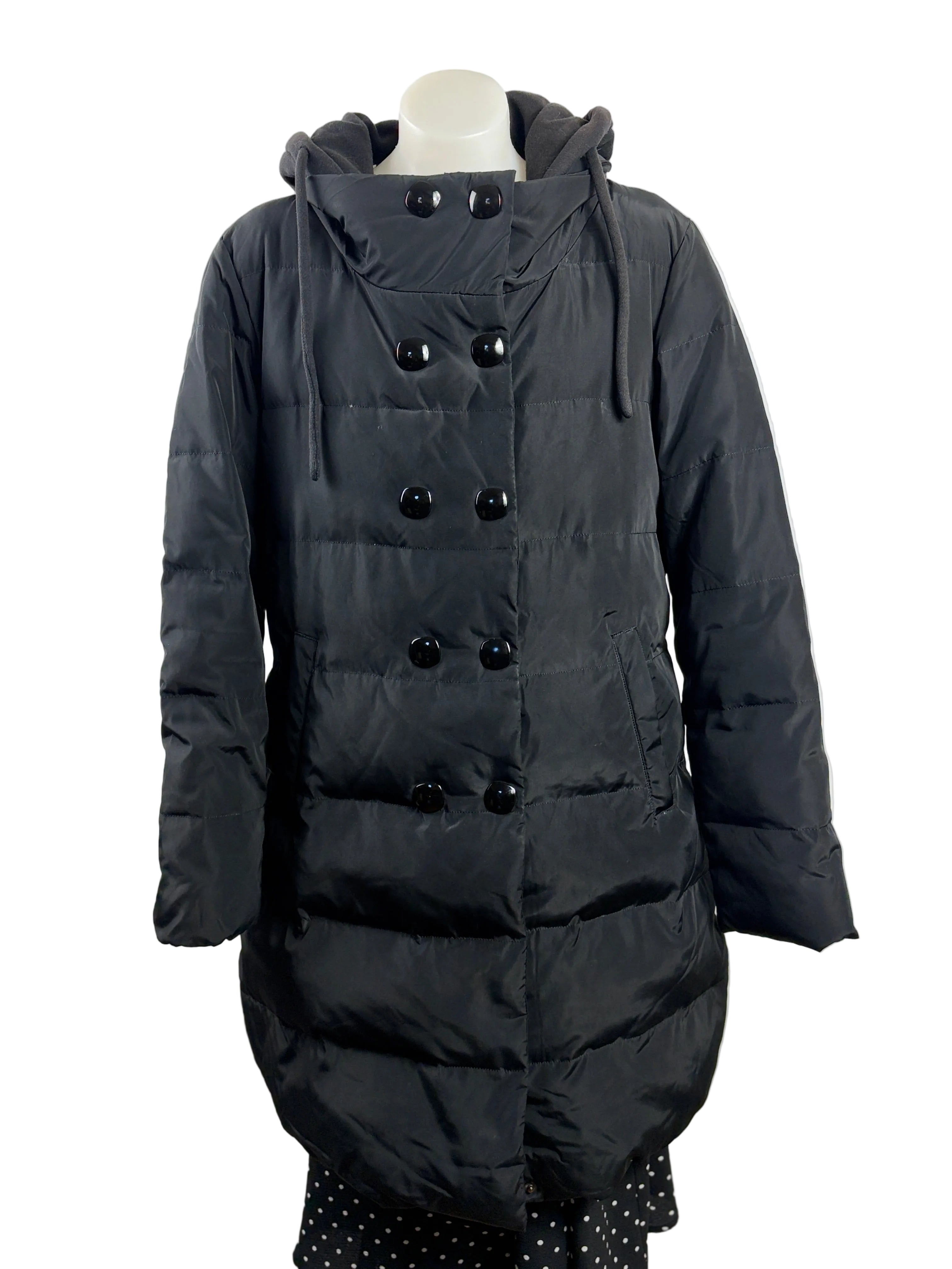 Combo Thich Heavy Weight Warm Coat With Removal Hood | Size L