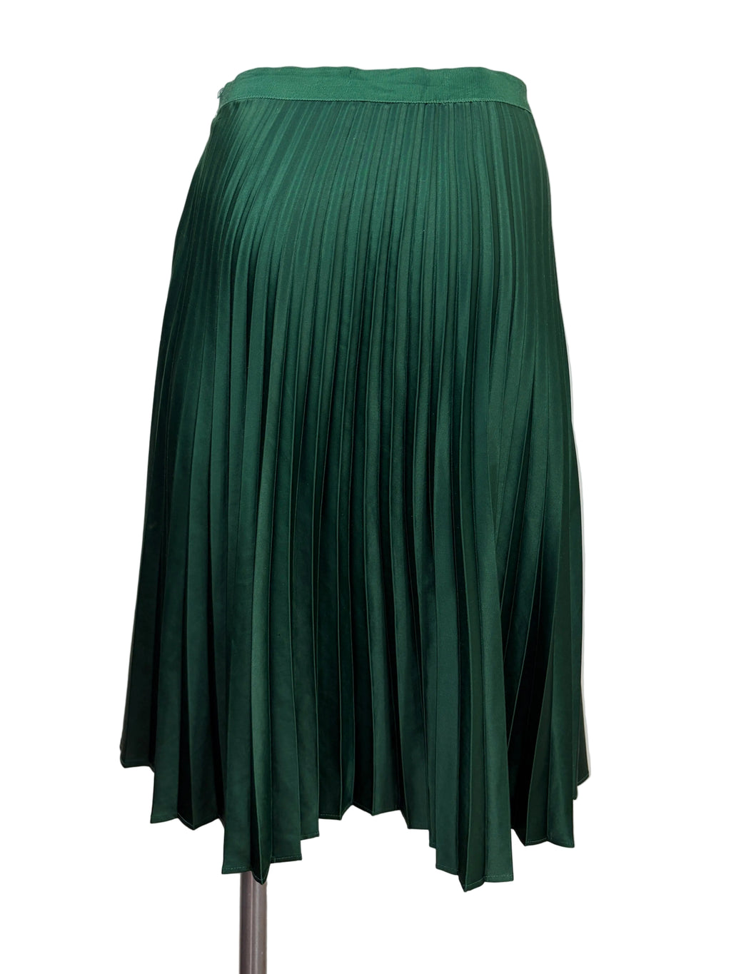 Scotch & Soda Pleated Midi Skirt in forest green – view 3 of 5