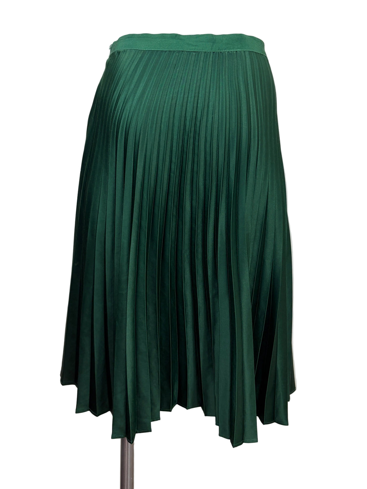 Scotch & Soda Pleated Midi Skirt in forest green – view 3 of 5
