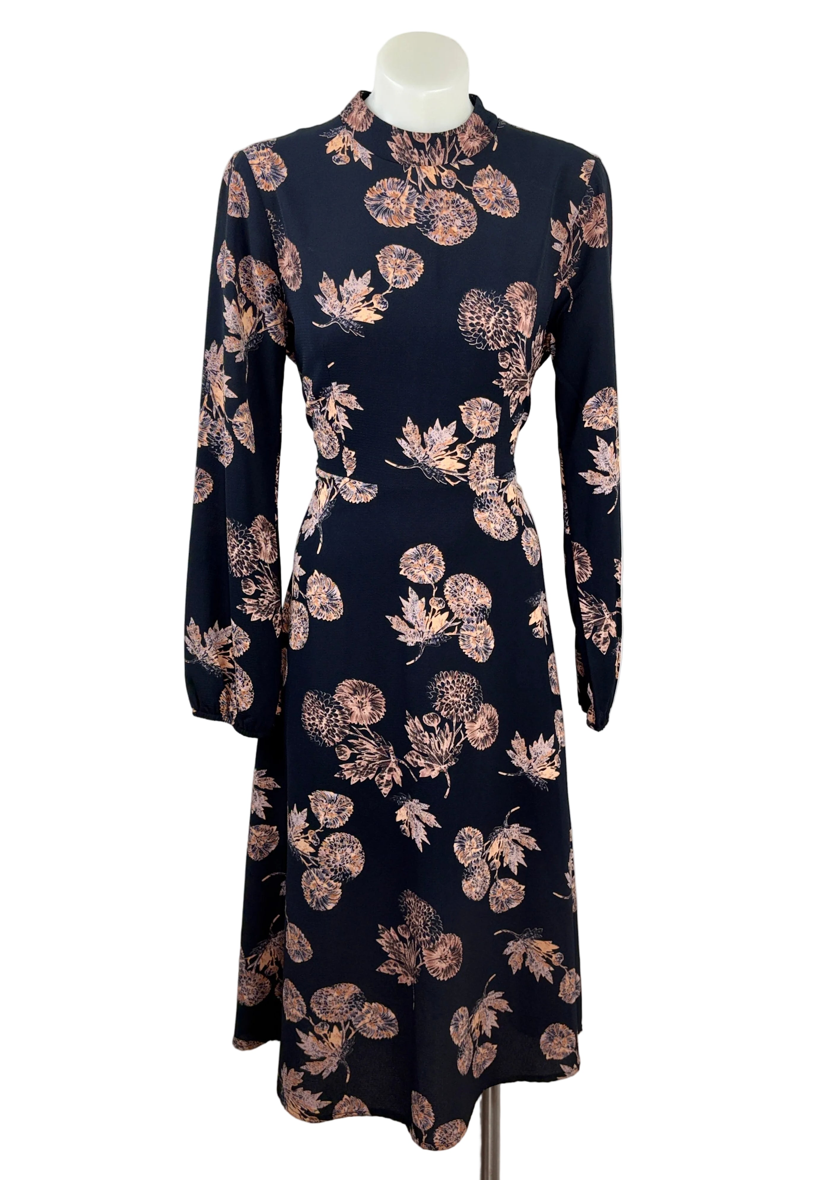 Caroline Morgan | Floral Midi Dress | Size 8
