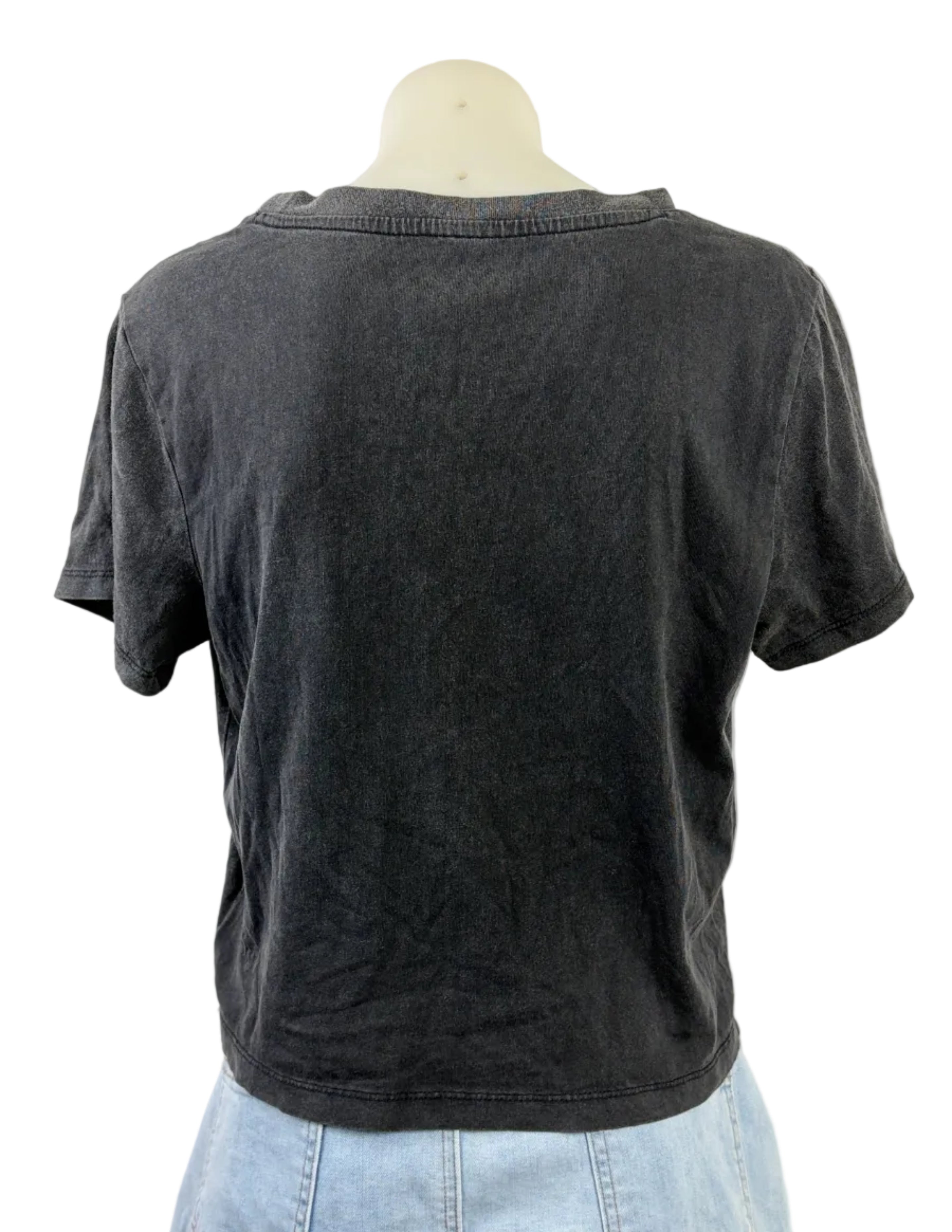 Vintage Style Harley Davidson Crop Tee - Size XS