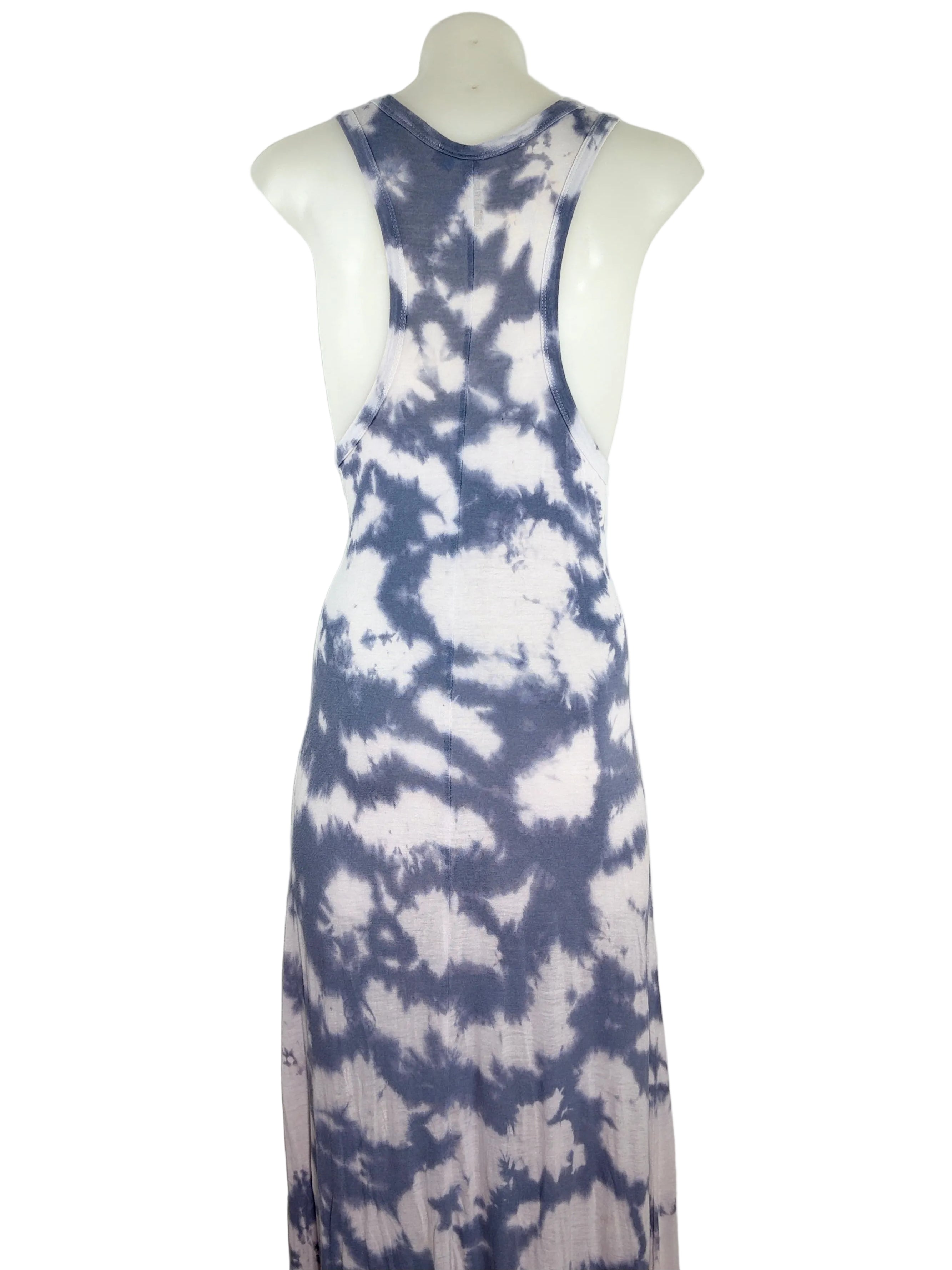 Forever New | Tie-Dye Racerback Maxi Dress | Grey & Blush | Size 6