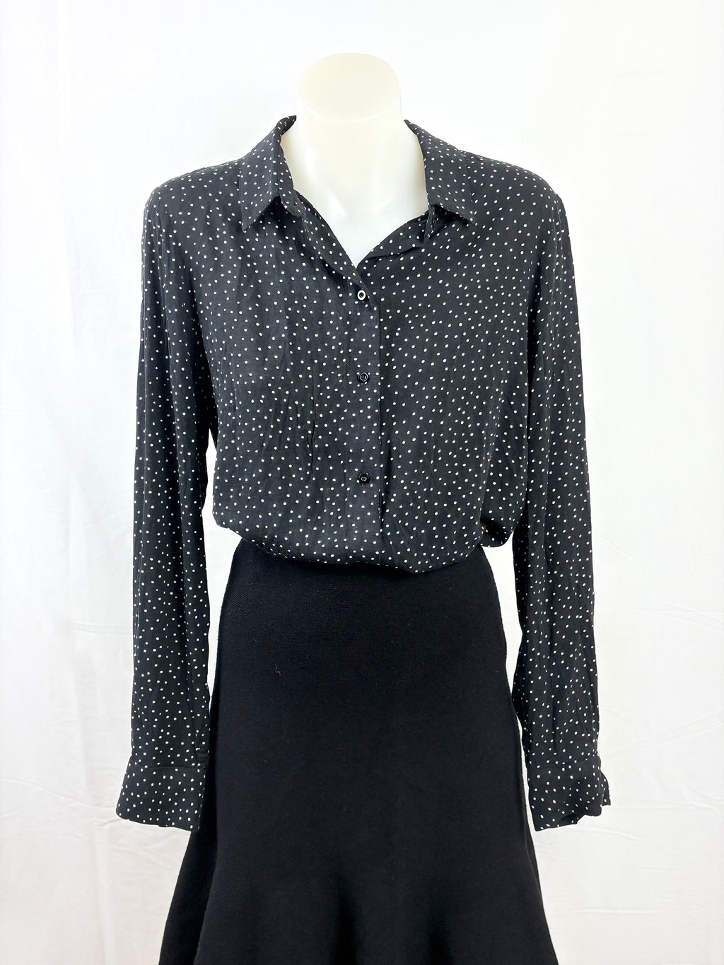 Witchery | Polka Dot Button-Up Shirt | Size 10