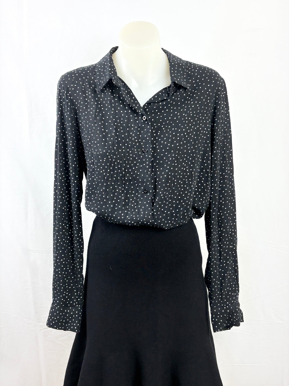 Witchery | Polka Dot Button-Up Shirt | Size 10