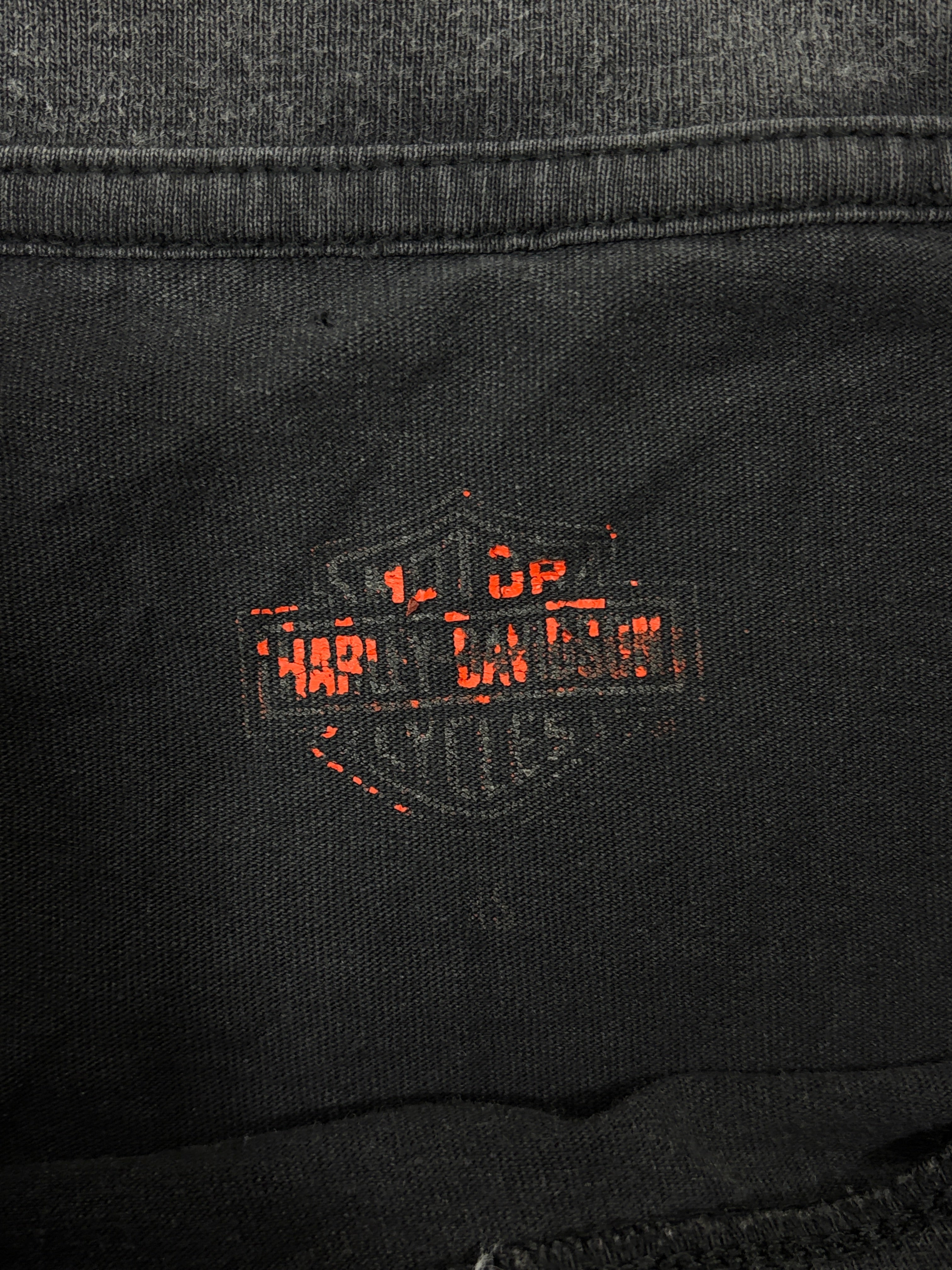 Vintage Style Harley Davidson Crop Tee - Size XS
