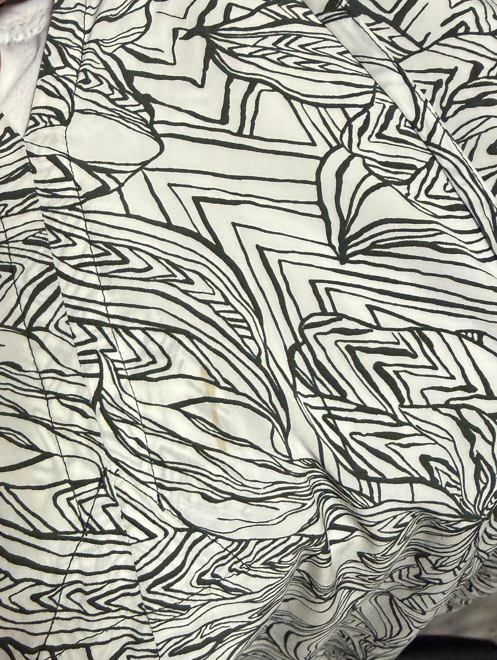 Witchery Malachite Shoulder Detail Dress in green & white floral – view 9 of 9