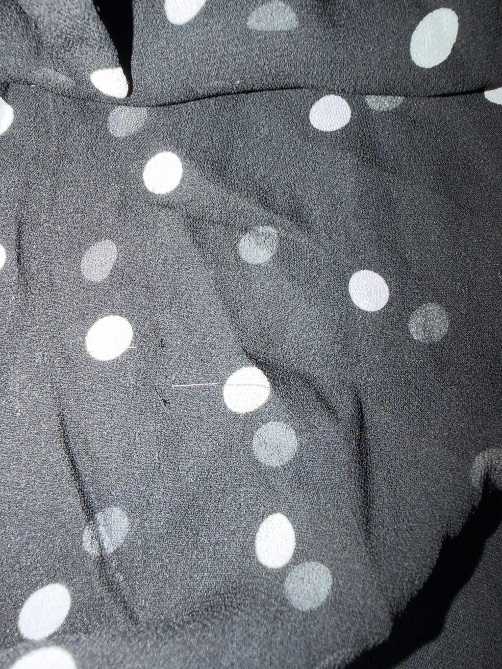 Witchery | Polka Dot Sheer Shirt | Black & White | Size 12