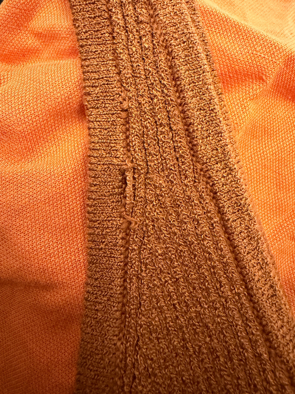 Mossman Dreaming Wild Rib-Knit Midi Dress in ginger biscuit – view 9 of 10