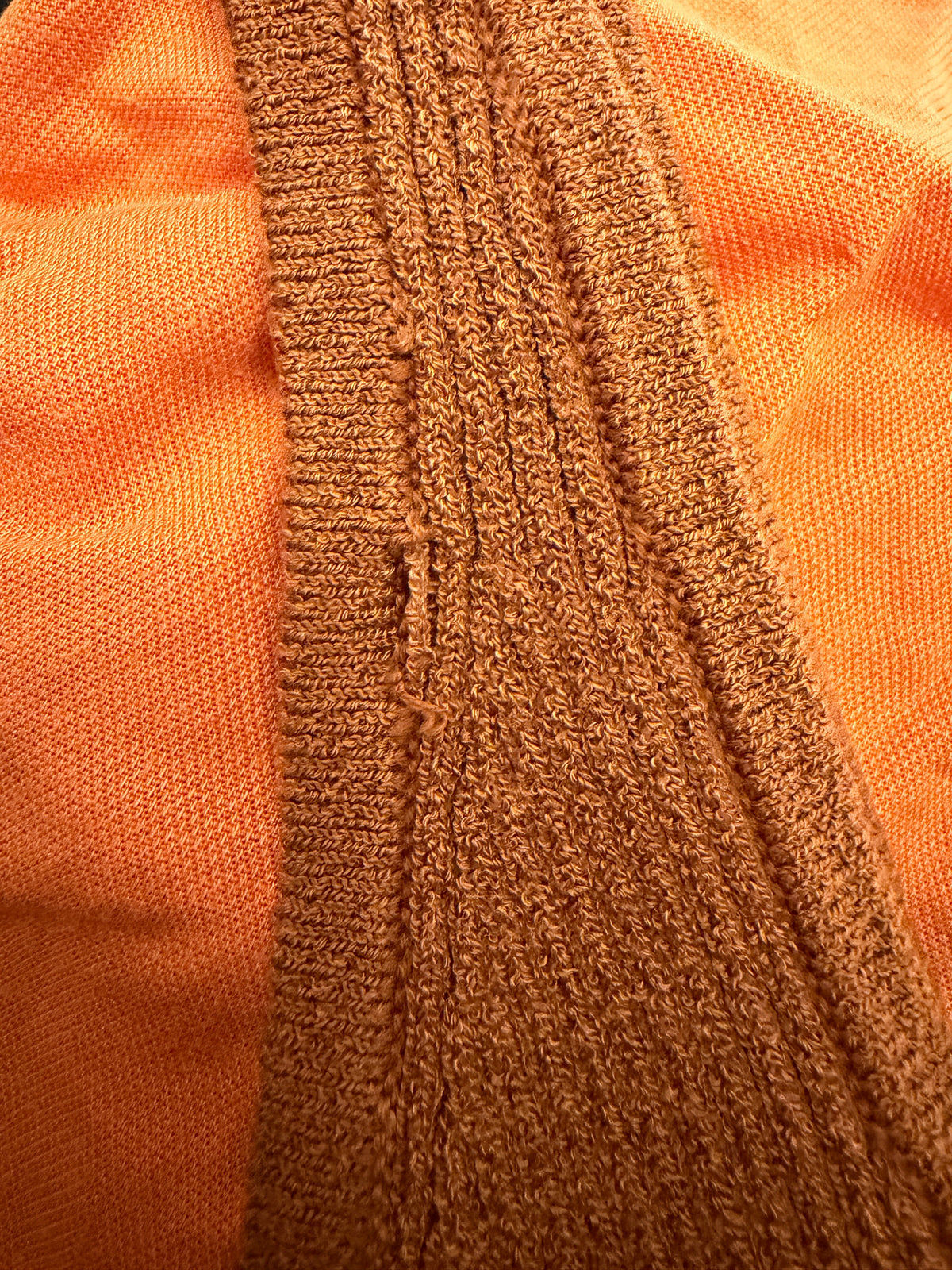 Mossman Dreaming Wild Rib-Knit Midi Dress in ginger biscuit – view 9 of 10